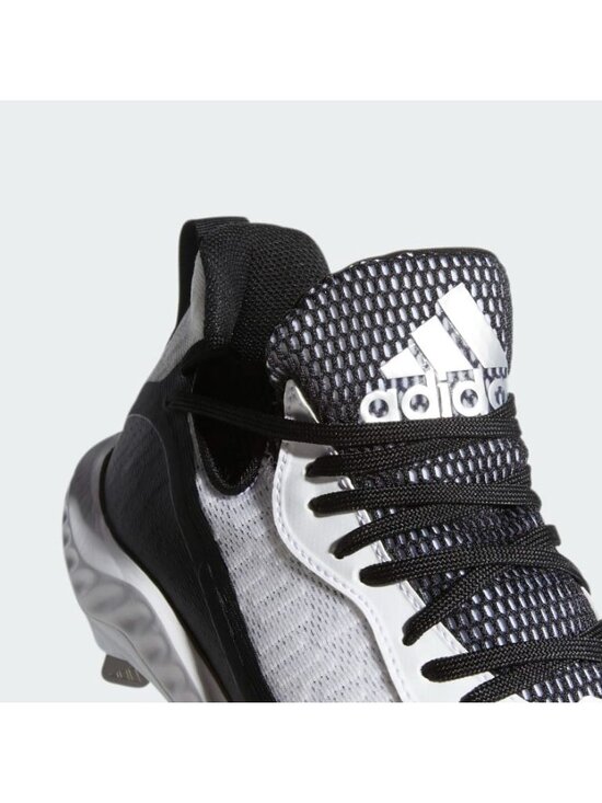 adidas Icon V Bounce Men\'s Iced Out Metal Baseball Cleats Black White EE4131 Siz main image 8
